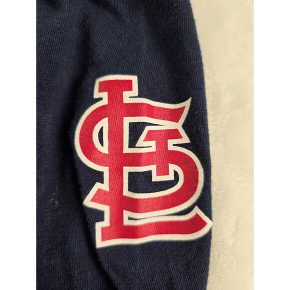 MLB St Louis Cardinals Shirt Mens Small Blue Crew Neck - Picture 5 of 6